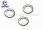 Bright Plated External Tooth Lock Washer , Stainless Steel Lock Washers For Machines