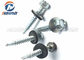 Zinc Plated Color Painted Head Self Drilling Screws and EPDM Washer