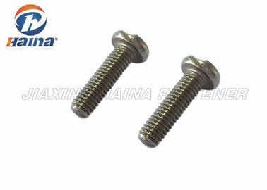 316 Stainless Steel Machine Screws Diameter 2mm Pan Head With 6mm - 65mm Thread