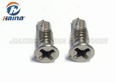 فولاد ضد زنگ 304 316 سر تخت فیلیپس سر پیچ های خود حفاری