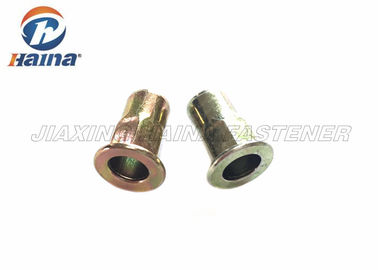 فولاد کربنی 4.8 6.8 آجیل پیچ و مهره کور با روکش زرد شش ضلعی