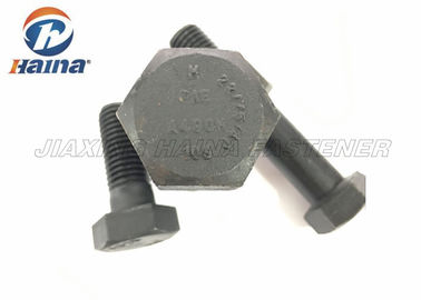 استحکام بالا فولاد کربنی ASTM A325 پیچ فشرده گرم سیاه و سفید پیچ ​​هگز