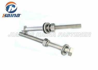 پیچ و مهره فولادی ضد زنگ M10 A2 DIN 931 Hex Head