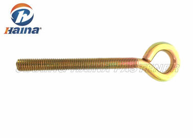 پیچ و مهره چشم گالوانیزه فولاد کربنی کششی 1-1 / 2 "میله کامل با نخ