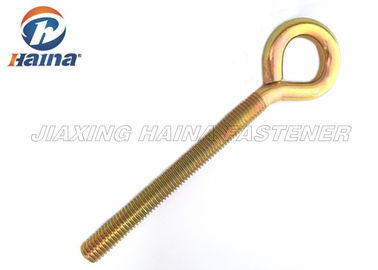 پیچ و مهره چشم گالوانیزه فولاد کربنی کششی 1-1 / 2 "میله کامل با نخ