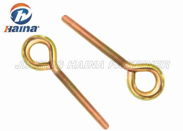 پیچ و مهره چشم گالوانیزه فولاد کربنی کششی 1-1 / 2 "میله کامل با نخ