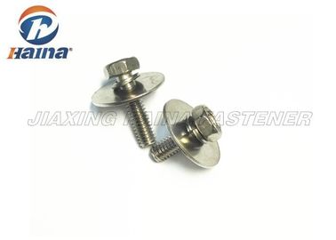 SUS304 SUS316 Hex Head Combining Machine screws with Big Flat Washer