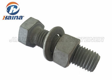 فولاد کربنی گالوانیزه گرم 4.8 8.8 پیچ و واشر سر شش گوش