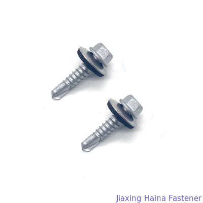 SUS304+410 Ruspert Hex Flange Head Screw Self Drilling Bi Metal Screw