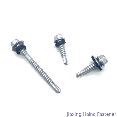 SUS304+410 Ruspert Hex Flange Head Screw Self Drilling Bi Metal Screw