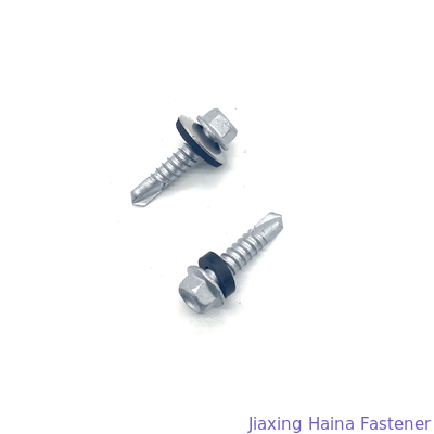 SUS304+410 Ruspert Hex Flange Head Screw Self Drilling Bi Metal Screw