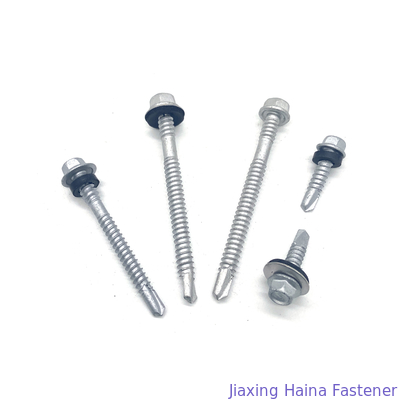 SUS304+410 Ruspert Hex Flange Head Screw Self Drilling Bi Metal Screw
