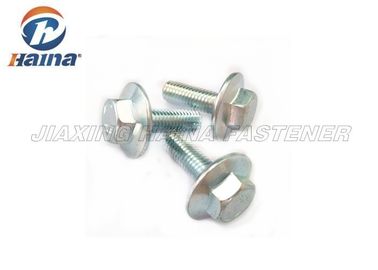 پیچ و مهره فلنج سری Hex M8 X 25 کربن سفارشی نخ چپ / نخ راست