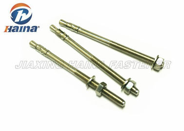 دیوار بتن Passivation Finish Stainless Steel/Carbo steel گوه لنگر