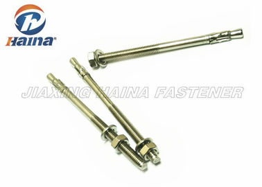 دیوار بتن Passivation Finish Stainless Steel/Carbo steel گوه لنگر