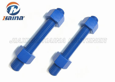 ASTM A193 B7 B7M فولاد کربنی فولادی کاملاً پیچ خورده پیچ و مهره