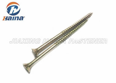 سر مسطح 100 میلی متر طول مقاوم در برابر خوردگی Drywall پیچ های خود ضربه ای