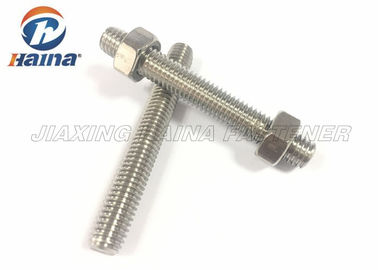 فولاد ضد زنگ DIN976 DIN975 A2 304 316 همه پیچ و مهره های میله ای با موضوع کامل