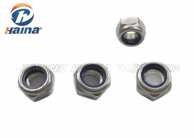 مقاوم در برابر شل شدن SS304 M12x1.25 مهره های قفل خودکار نایلونی