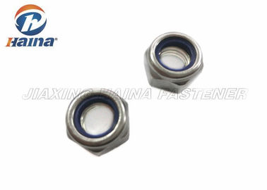 مقاوم در برابر شل شدن SS304 M12x1.25 مهره های قفل خودکار نایلونی