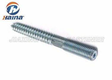 فولاد ضد زنگ فولاد Dowel Self Tapping Screws Zinc Plated Double End Threaded