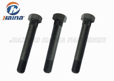 Machine Shackle high strength stainless bolts with Knurls under Hex Head