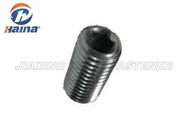 پیچ DIN916 سیاه ماشین، فولاد کربن سوکت پیچ شش ضلعی با نقطه جام
