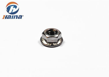 SS316 / SS304 ASME / ANSI مهره های فلنج شش گوش ساده با دندانه دار
