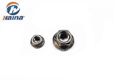 SS316 / SS304 ASME / ANSI مهره های فلنج شش گوش ساده با دندانه دار