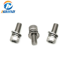 فولاد ضد زنگ 304 316 Combine Machine hex socket Head پیچ با واشر