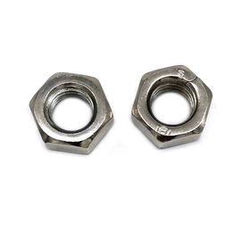 طول عمر 4/8 غلتک کربن فولاد Hex پیچ مهره سفارشی کروم اندود