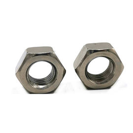طول عمر 4/8 غلتک کربن فولاد Hex پیچ مهره سفارشی کروم اندود