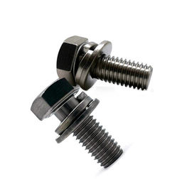 A2 A4 Fasteners Phillips Drive Hex Head Machine پیچ با واشر