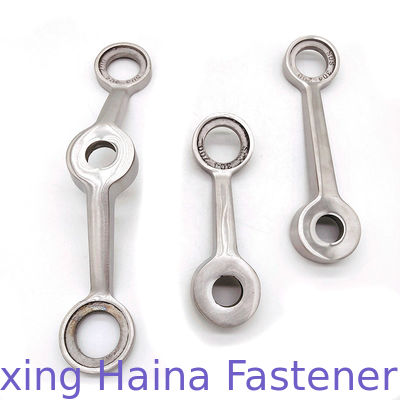 فولاد ضد زنگ 304 316 عنکبوت شیشه ای یک دست برای نصب دیوار پرده