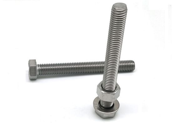 فولاد ضد زنگ/فولاد کربنی SS304 SS316 SS316L پیچ شش ضلعی
