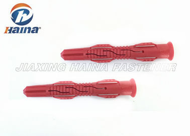 M6 Plastic Concrete Wall Expanded Rubber For Light Load Anchor Bolts
