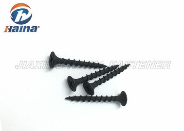 Hardend Steel Black Phosphated Phil Bugle Head Drywall Screws , C1022 Self Tapping Metal Screws